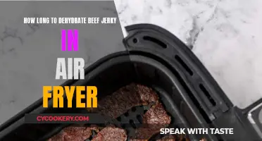 Dehydrating Beef Jerky: Air Fryer Timing Tips