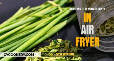 Dehydrating Chives: Air Fryer Method and Timing