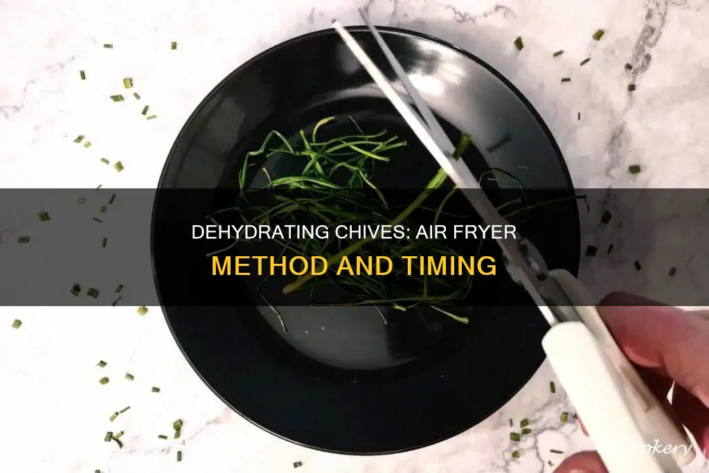 how long to dehydrate chives in air fryer