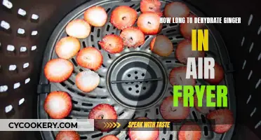 Dehydrating Ginger: Air Fryer Speed and Efficiency