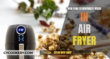 Dehydrating Herbs: Air Fryer Techniques and Timing