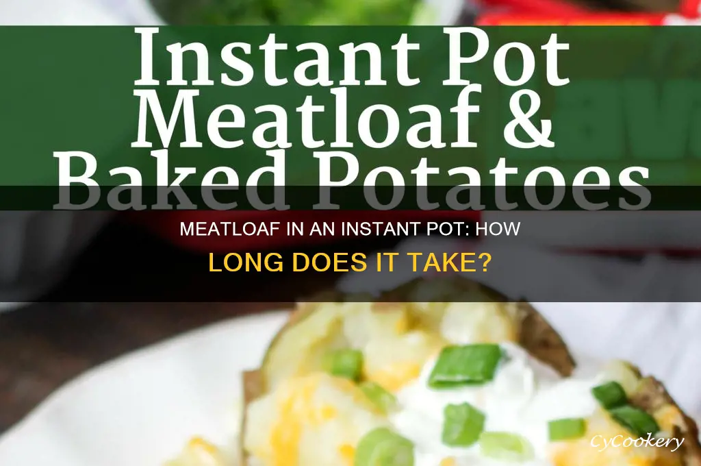 how long to do you cook meatloaf in instainstant pot