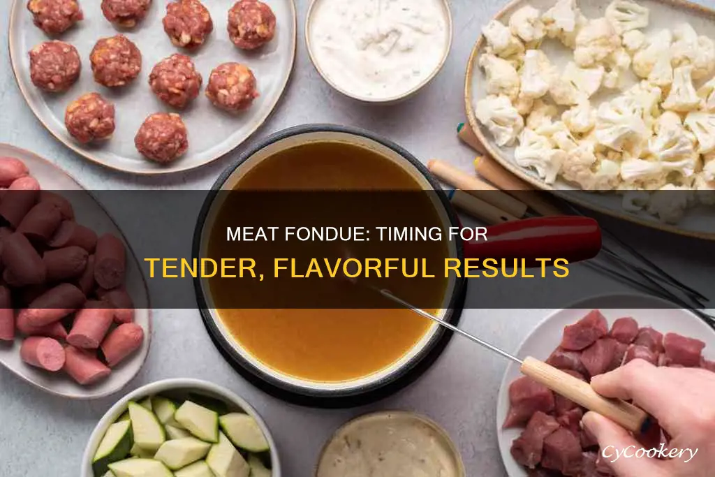 how long to fondue meat