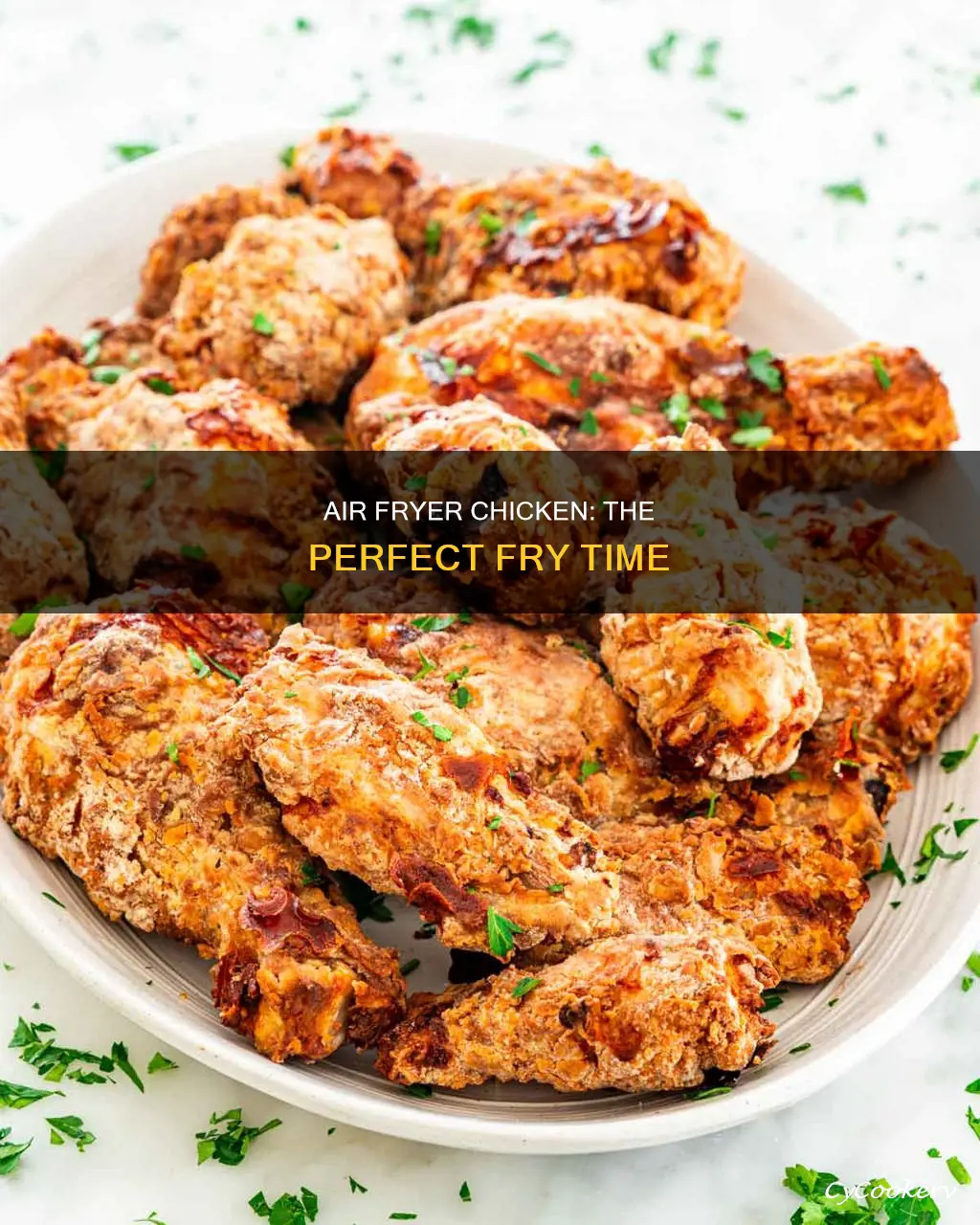 how long to frey chicken pieces in an air fryer