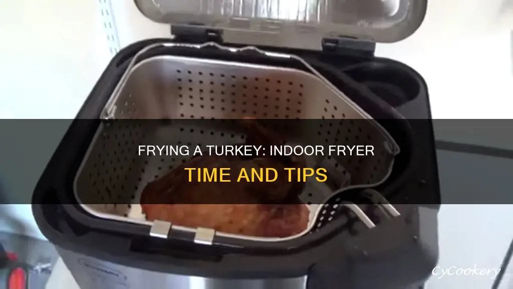 how long to fry a turkey in indoor fryer