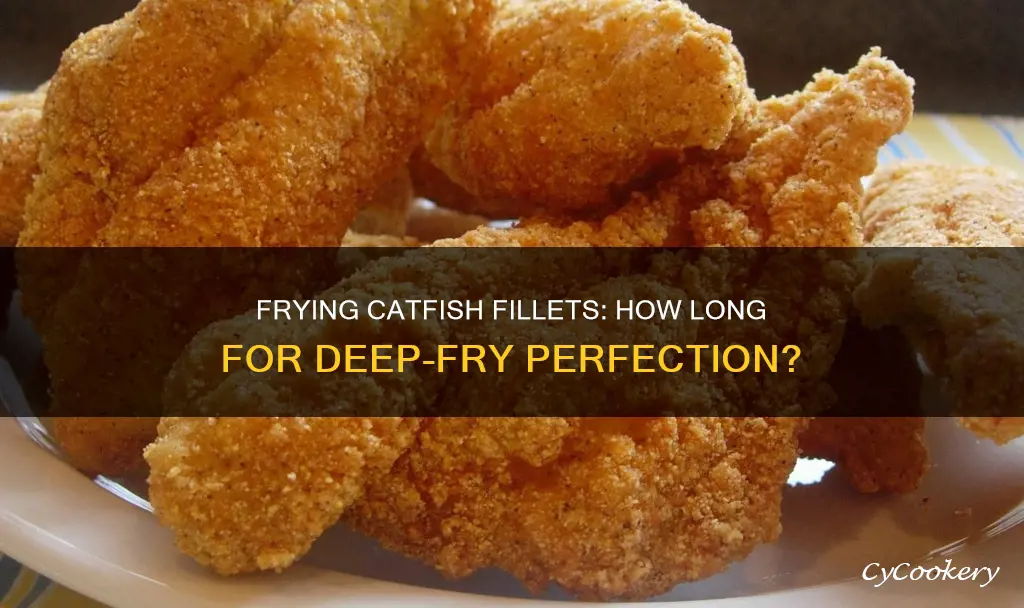 how long to fry catfish fillets in deep fryer