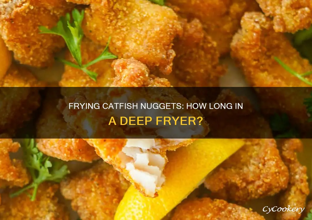 how long to fry catfish nuggets in deep fryer