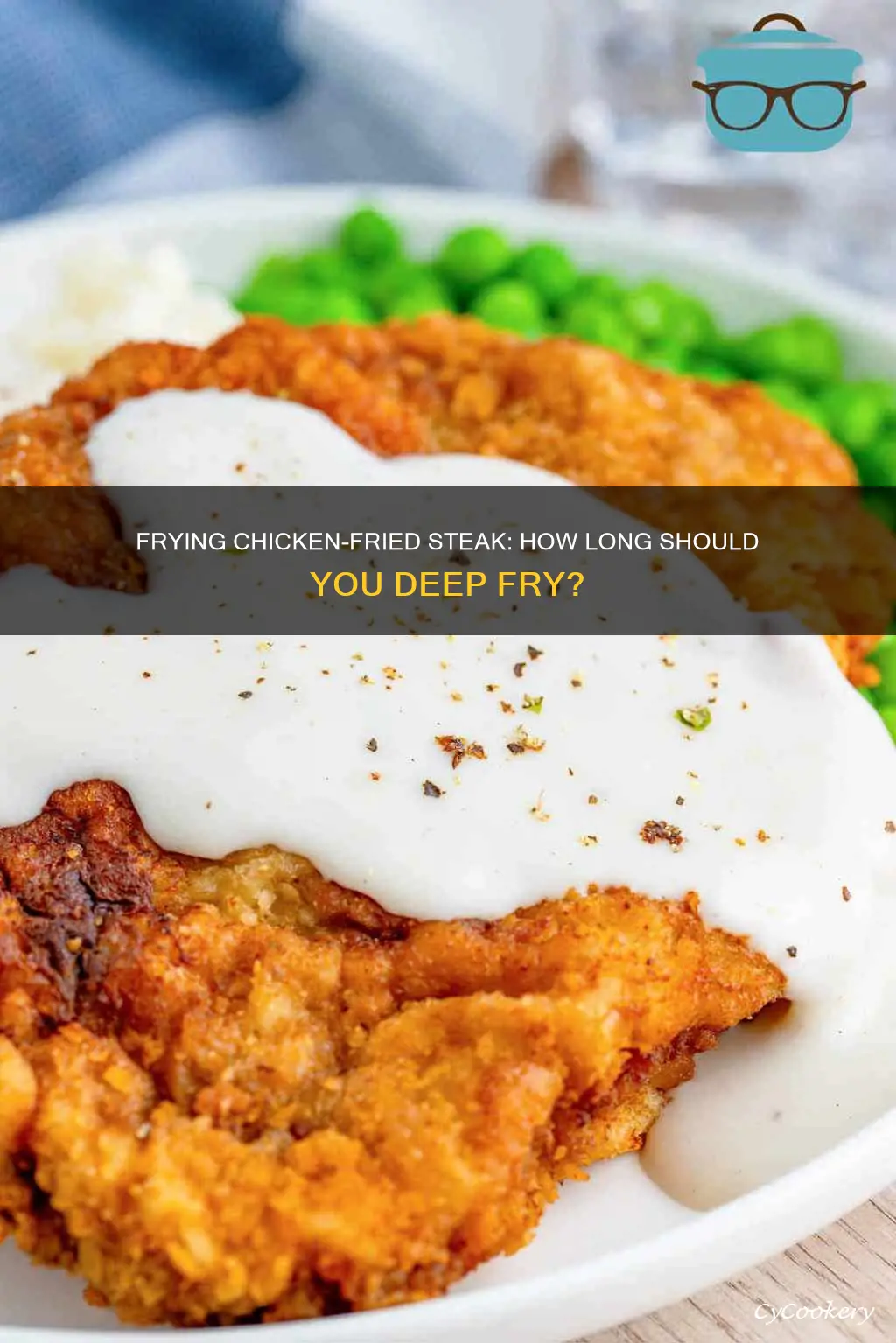 how long to fry chicken fried steak in deep fryer