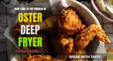 Frying Chicken in an Oster Deep Fryer: Time and Techniques