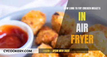 Frying Chicken Nuggets: Air Fryer Settings and Timing