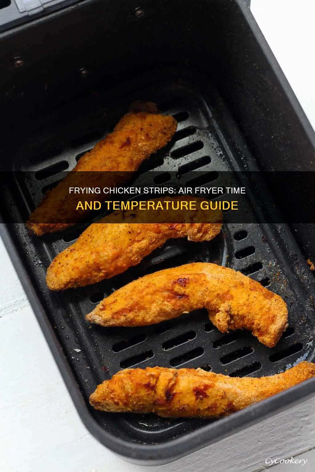 how long to fry chicken strips in air fryer