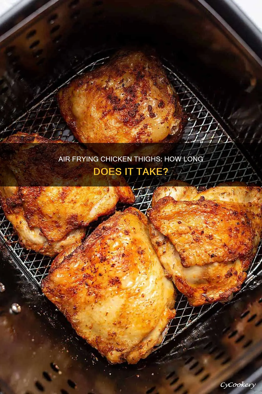 how long to fry chicken thighs air fryer