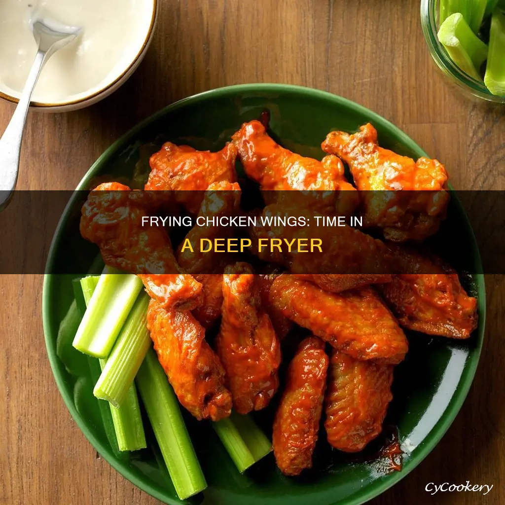 how long to fry chicken wings deep fryer