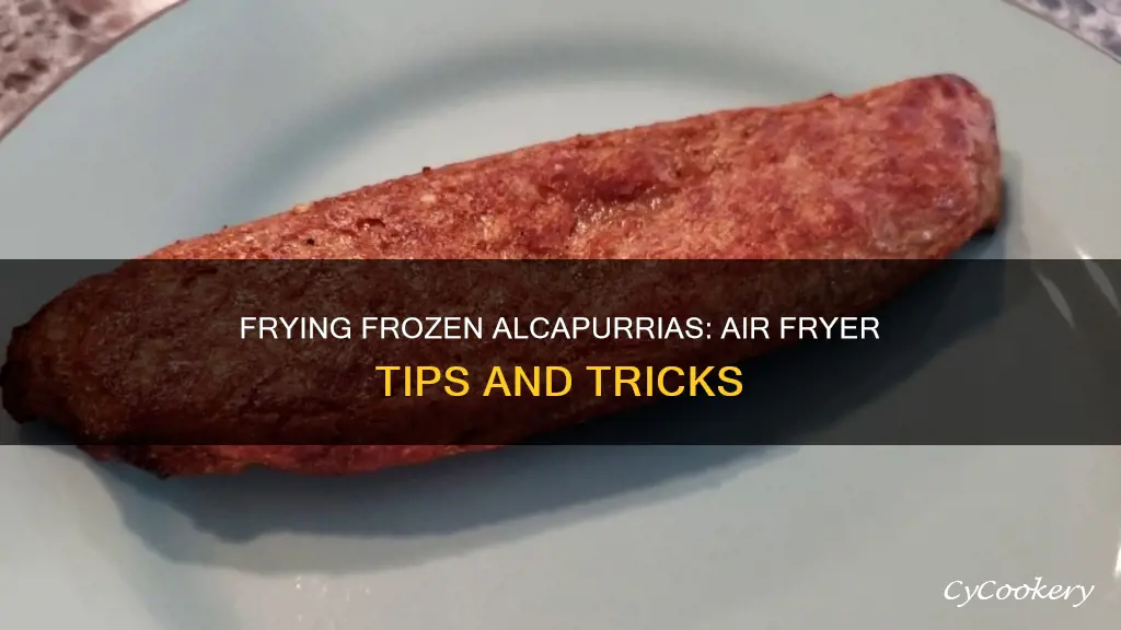 how long to fry frozen alcapurrias in air fryer