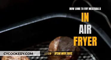 Frying Meatballs Perfectly: Air Fryer Settings and Timing