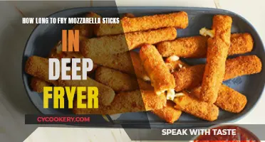 Frying Mozzarella Sticks: How Long in a Deep Fryer?