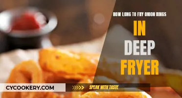 Frying Onion Rings: Time in a Deep Fryer