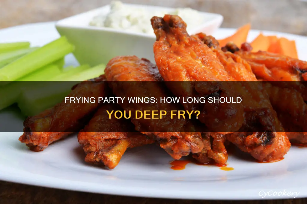 how long to fry party wings in deep fryer