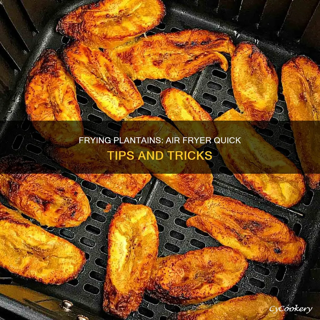 how long to fry plantains in air fryer