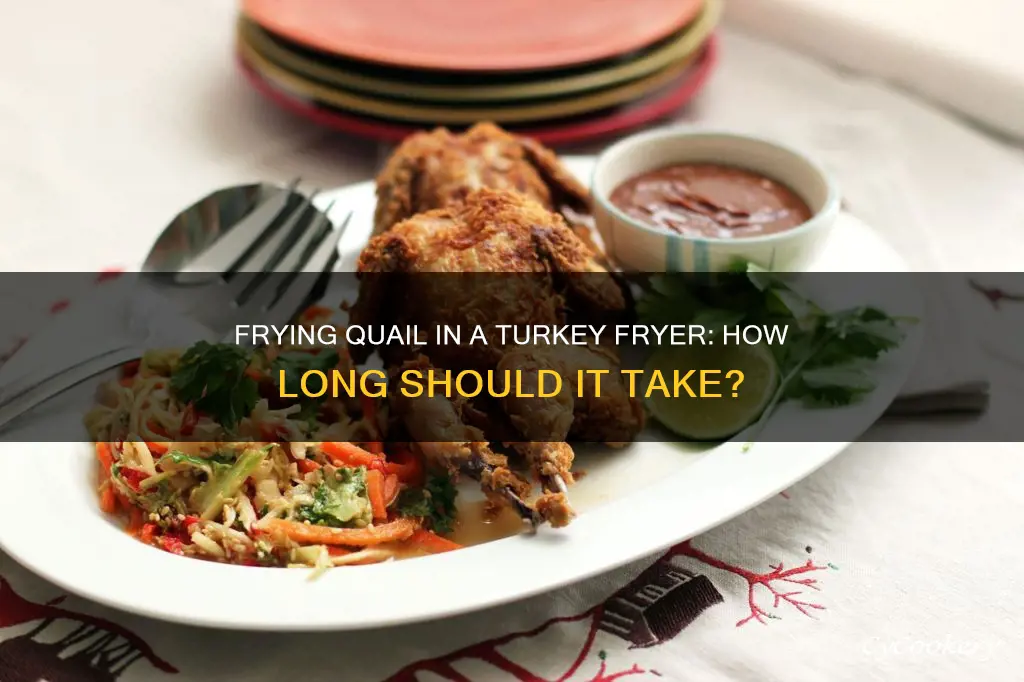 how long to fry quail in a turkey fryer