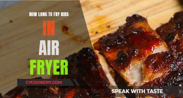 Frying Ribs: Air Fryer Cooking Time and Techniques