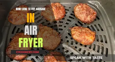 Frying Sausage in an Air Fryer: Time and Temperature Guide