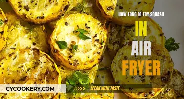 Frying Squash in an Air Fryer: Time and Temperature Guide