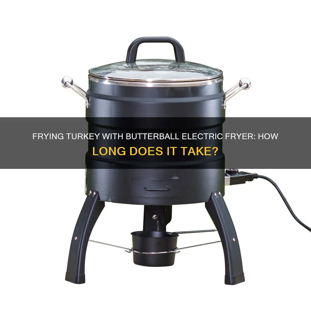 how long to fry turkey in butterball electric fryer