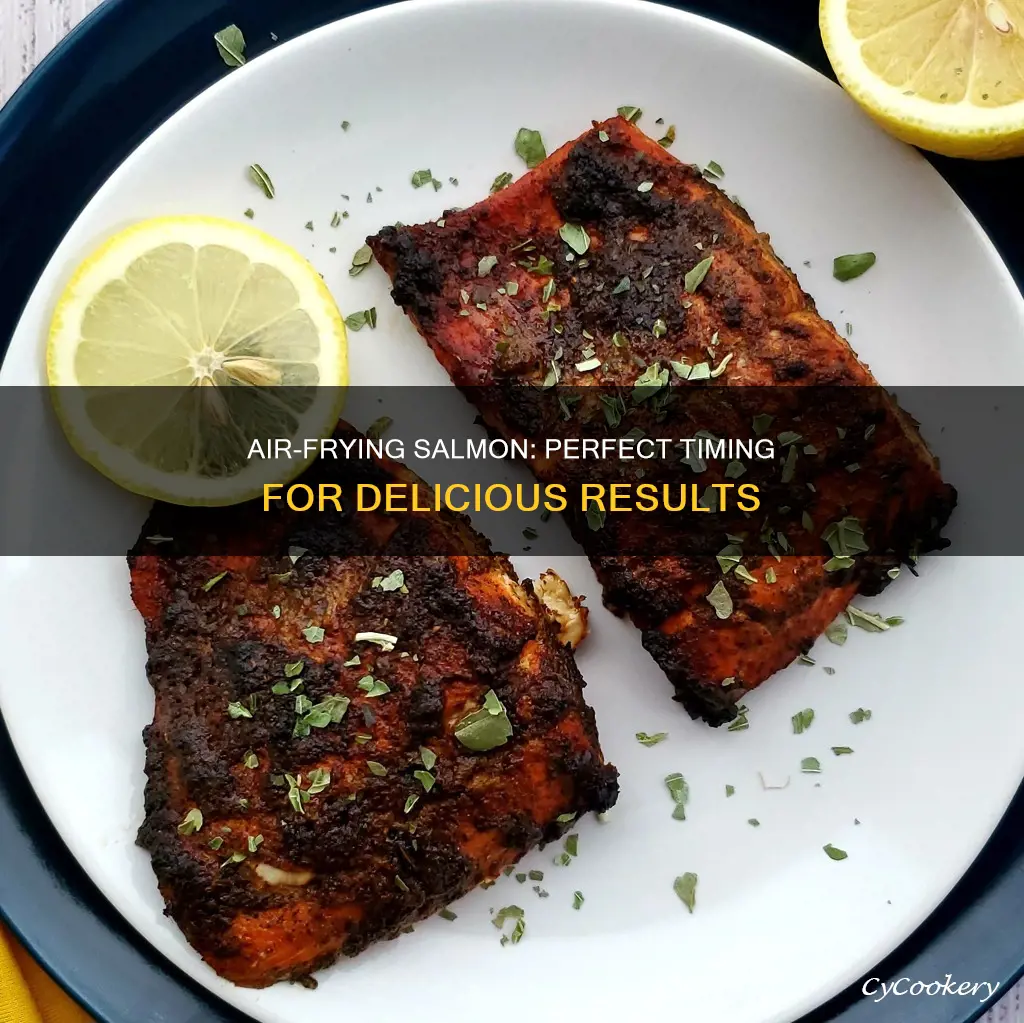 how long to grill salmon in gowise air fryer