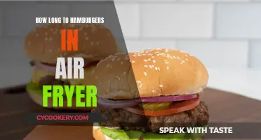 Air-Frying Hamburgers: How Long Does It Take?