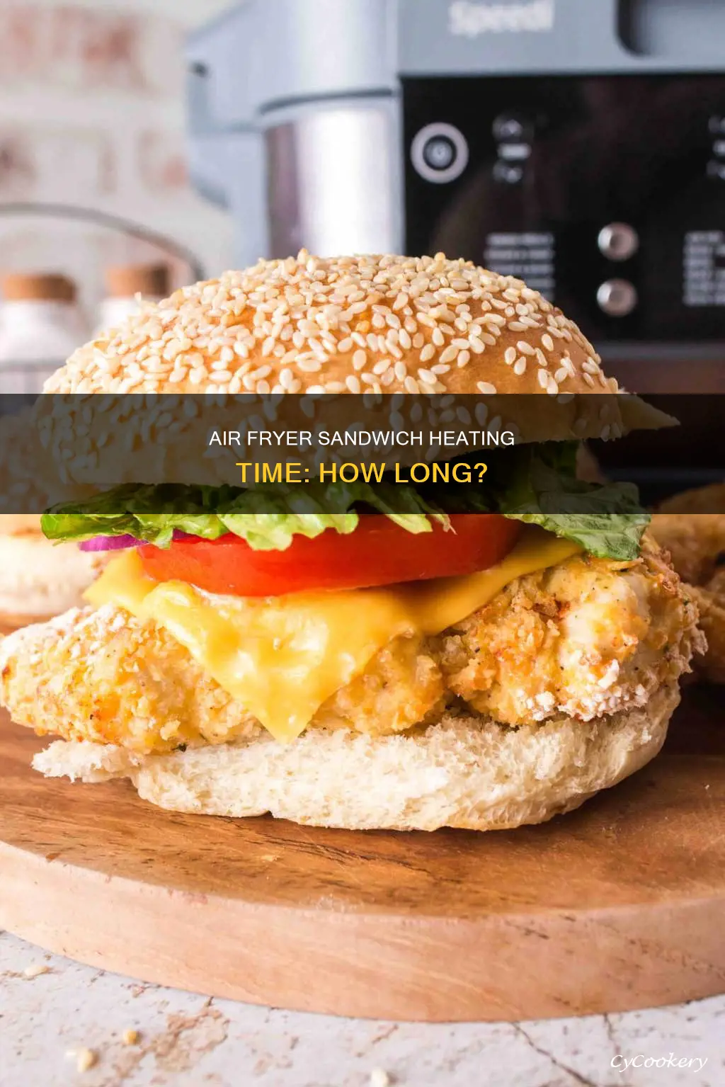 how long to heat a sandwich in air fryer