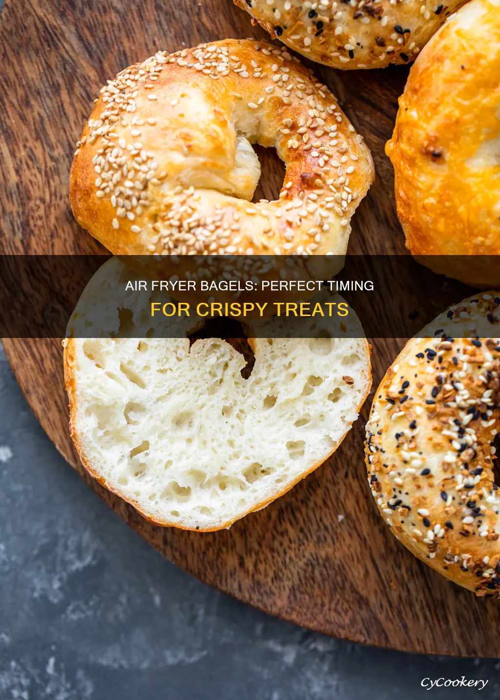 how long to heat bagel in air fryer