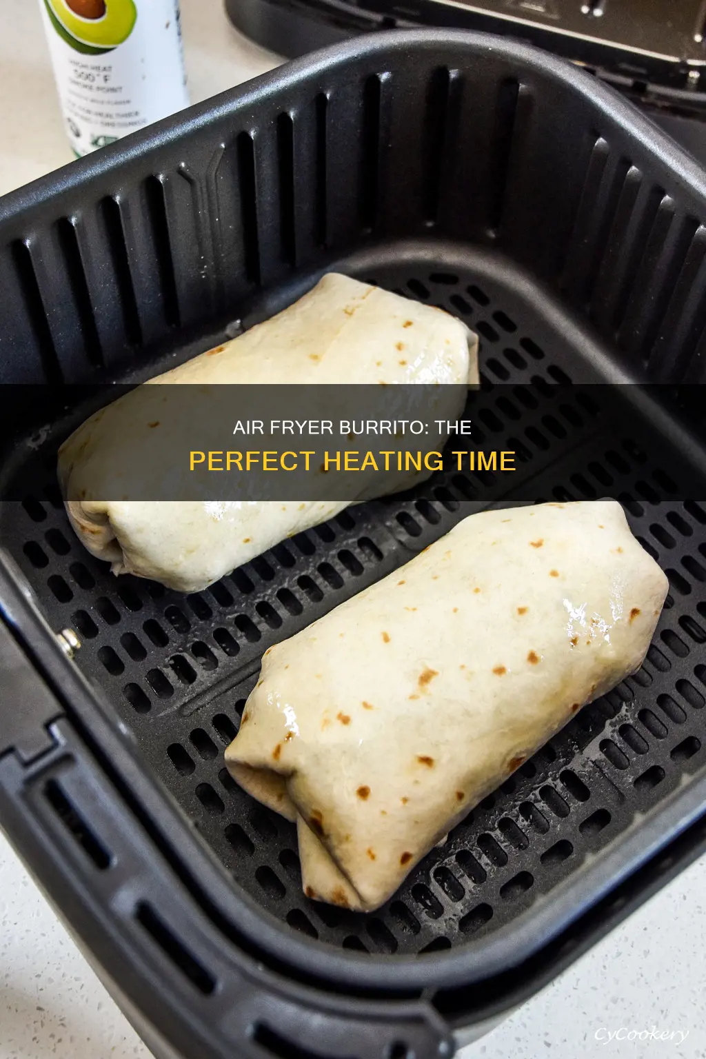 how long to heat burrito in air fryer