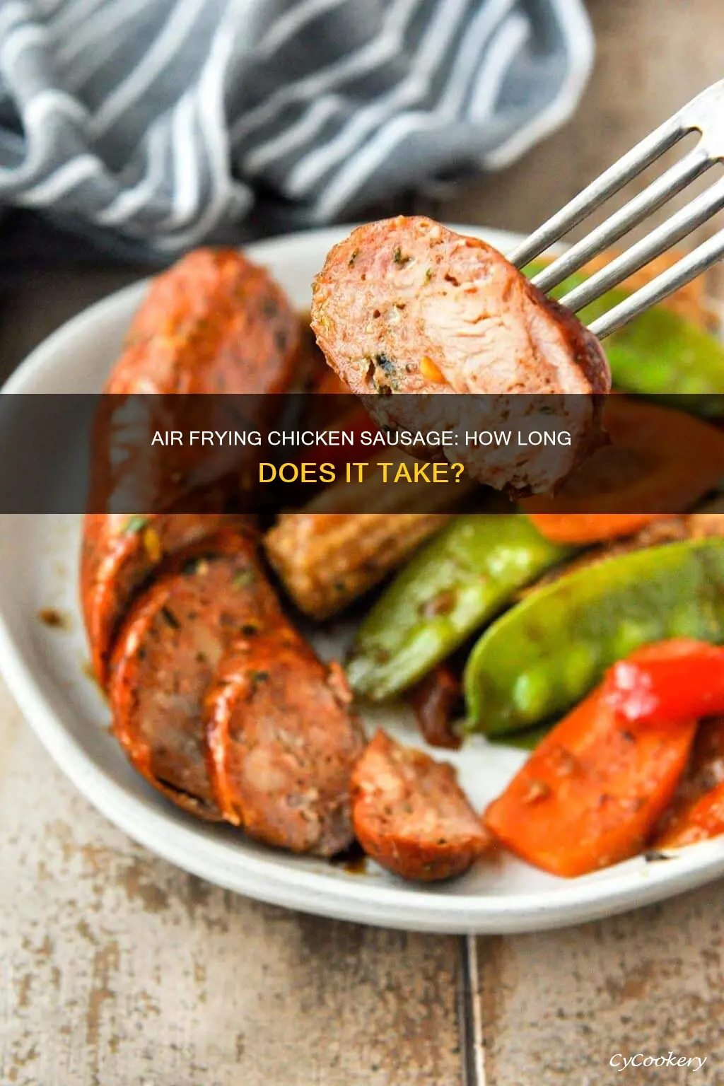 how long to heat chicken sausage in air fryer