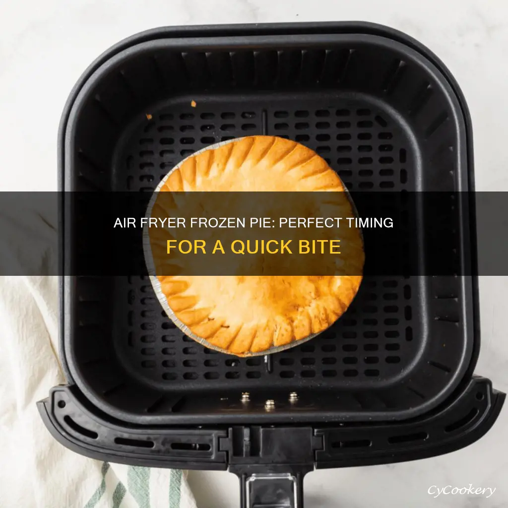 how long to heat frozen pie in air fryer