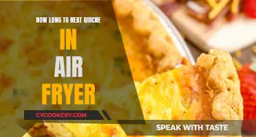 Air Fryer Quiche: Reheating Time and Tips