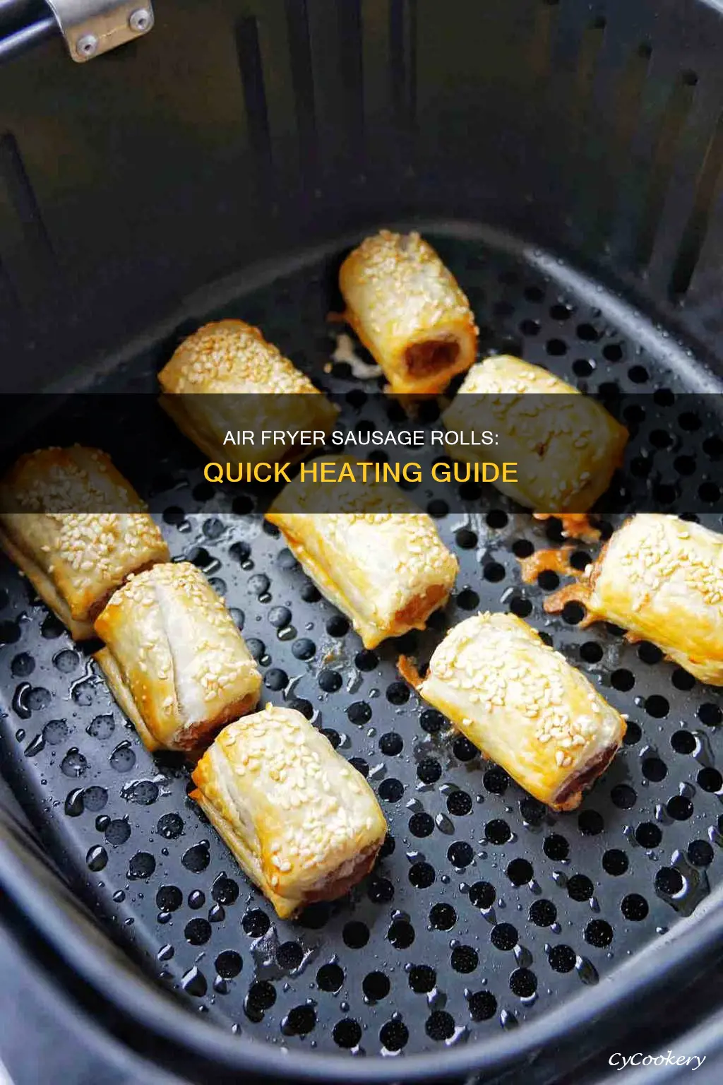 how long to heat sausage rolls in air fryer