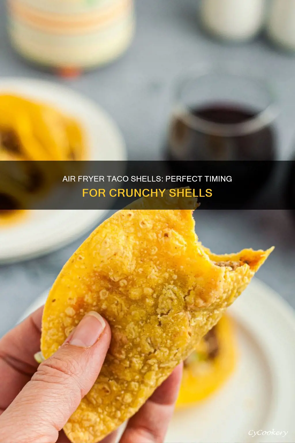 how long to heat taco shells in air fryer