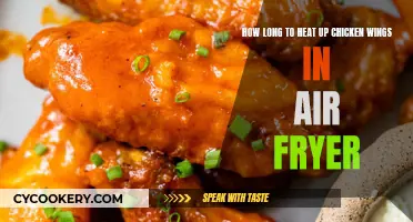 Air Fryer Chicken Wings: Reheating Time