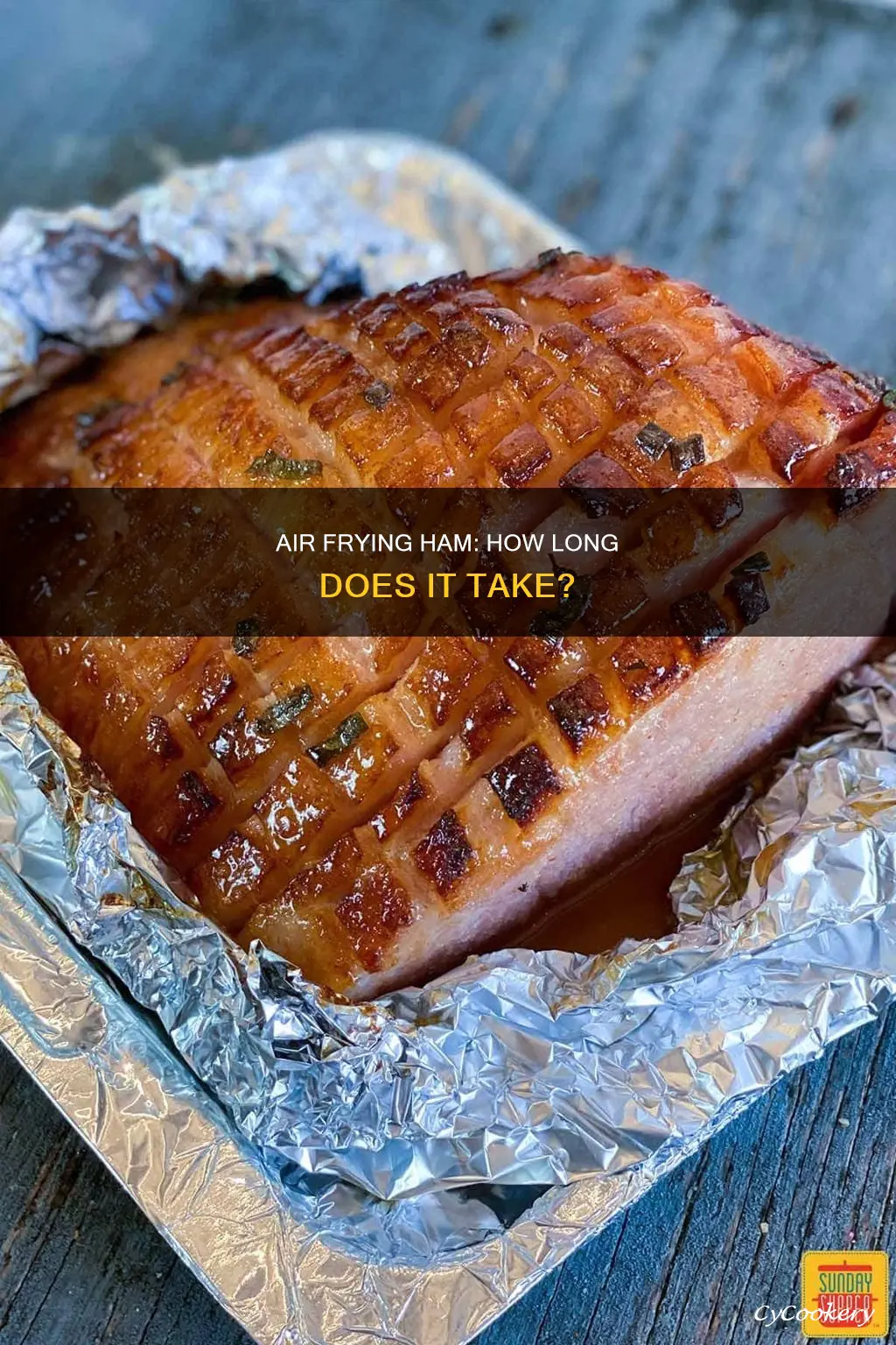 how long to heat up ham in air fryer