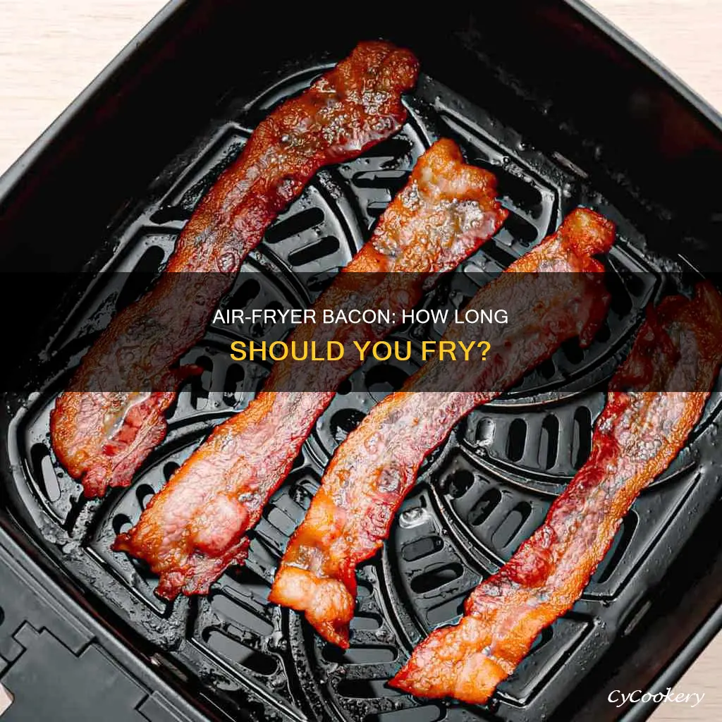 how long to keep bacon in air fryer