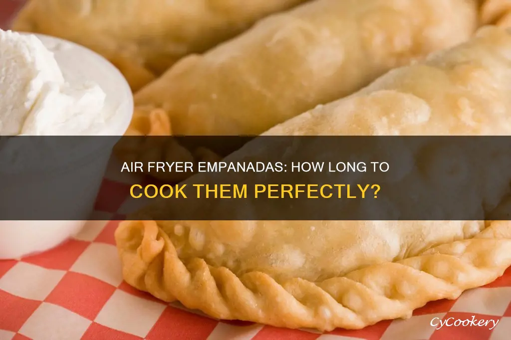 how long to keep empanadas in air fryer