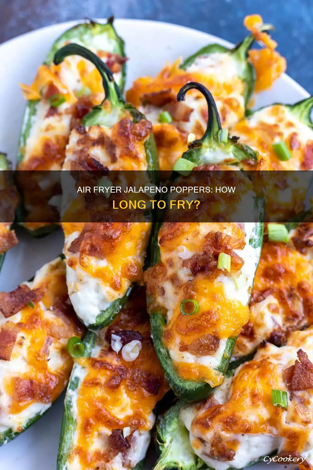 how long to leave jalapeno poppers in air fryer