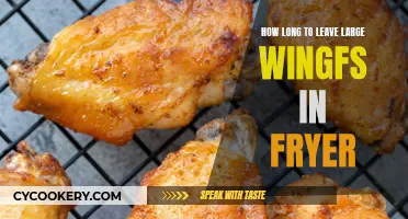 Frying Large Wings: Optimal Timing for Crispy Deliciousness