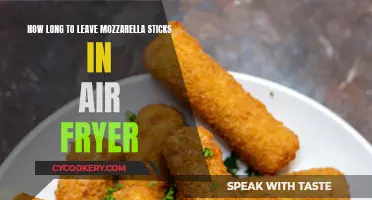 Mozzarella Sticks: Air Fryer Cooking Time Perfection