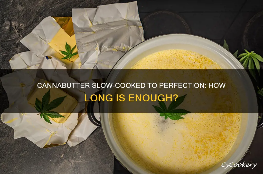 how long to let corck pot cannabutter cook