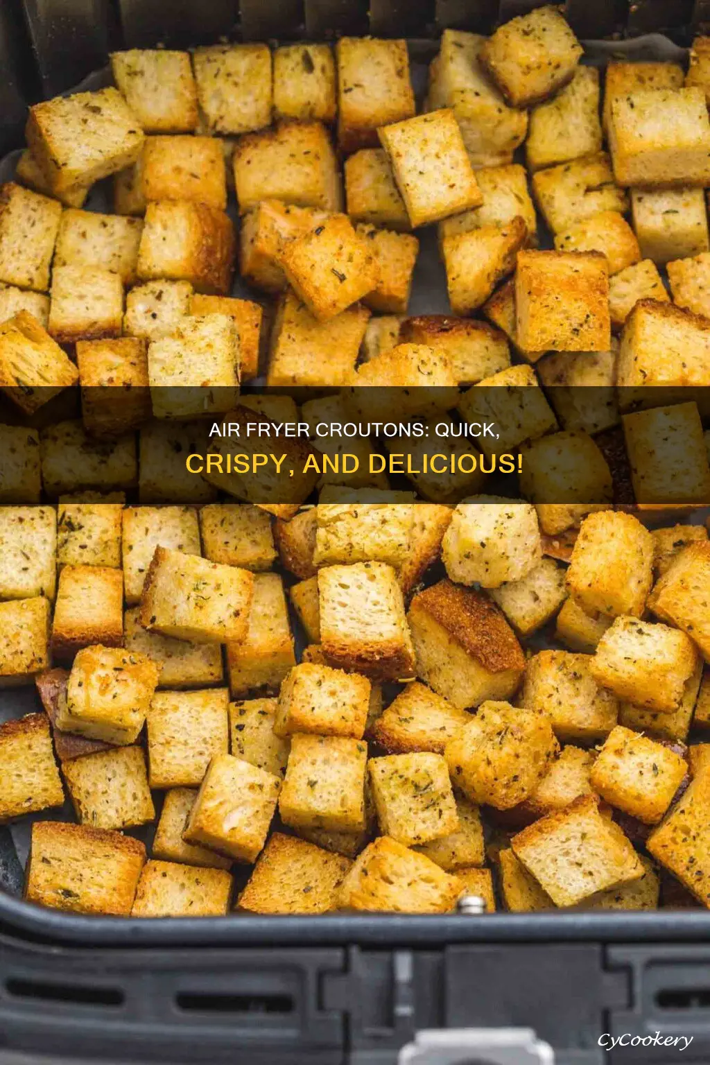 how long to make croutons in air fryer