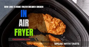 Air Fryer Frozen Breaded Chicken: How Long Does It Take?