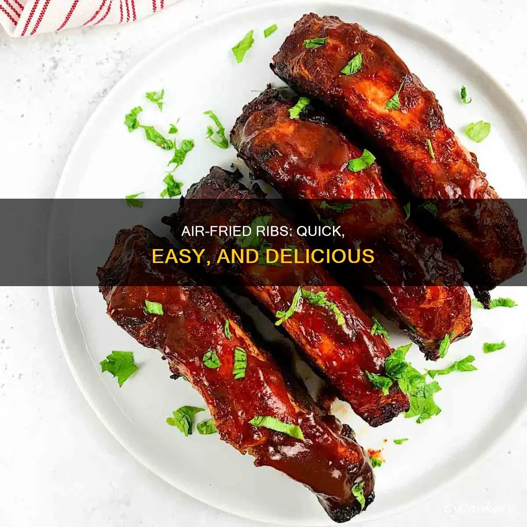 how long to make ribs in air fryer