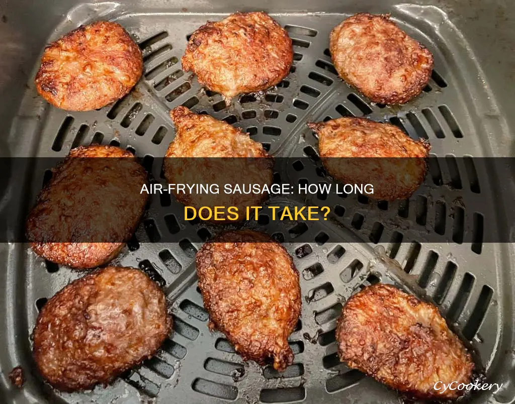 how long to make sausage in air fryer